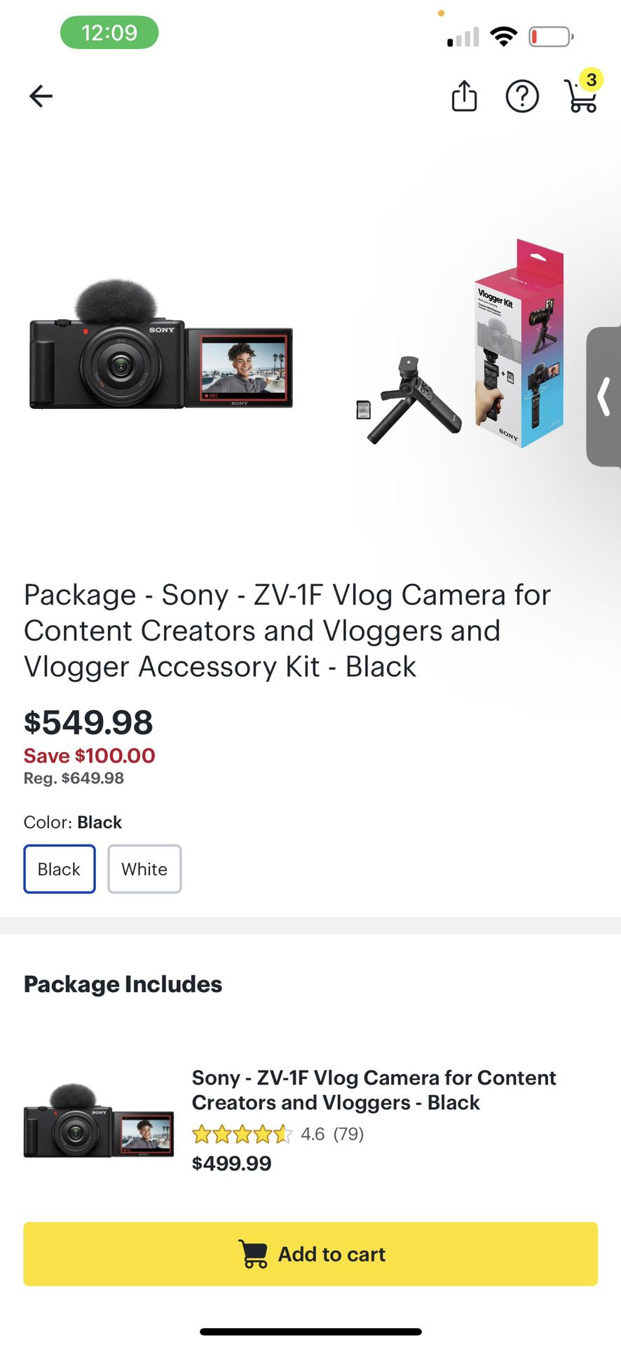 Sony zv-1f Vlogger Kit