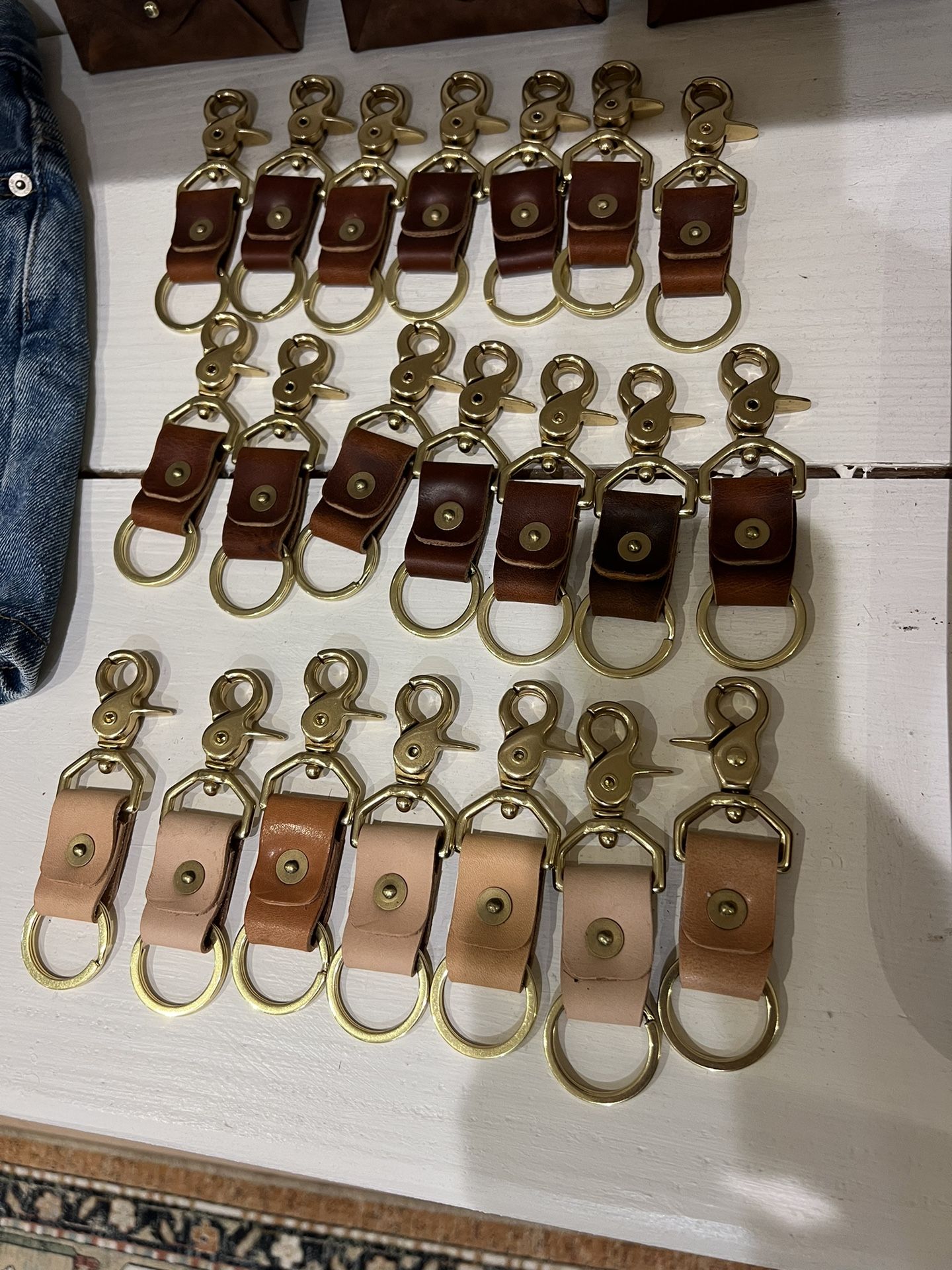 Leather Keychains 