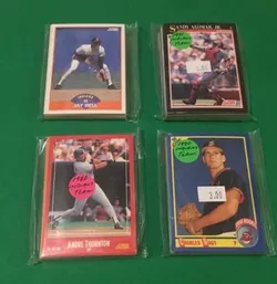 Cleveland Indians Team Sets BIG LOT of 4 1(contact info removed) 1(contact info removed) Score