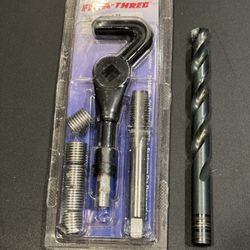 Fix-A-Thred 35129 - Pro-Thread Thread Repair Kit – M12 - 1.75 Metric. Used but includes Drill Bit. 5 inserts included!