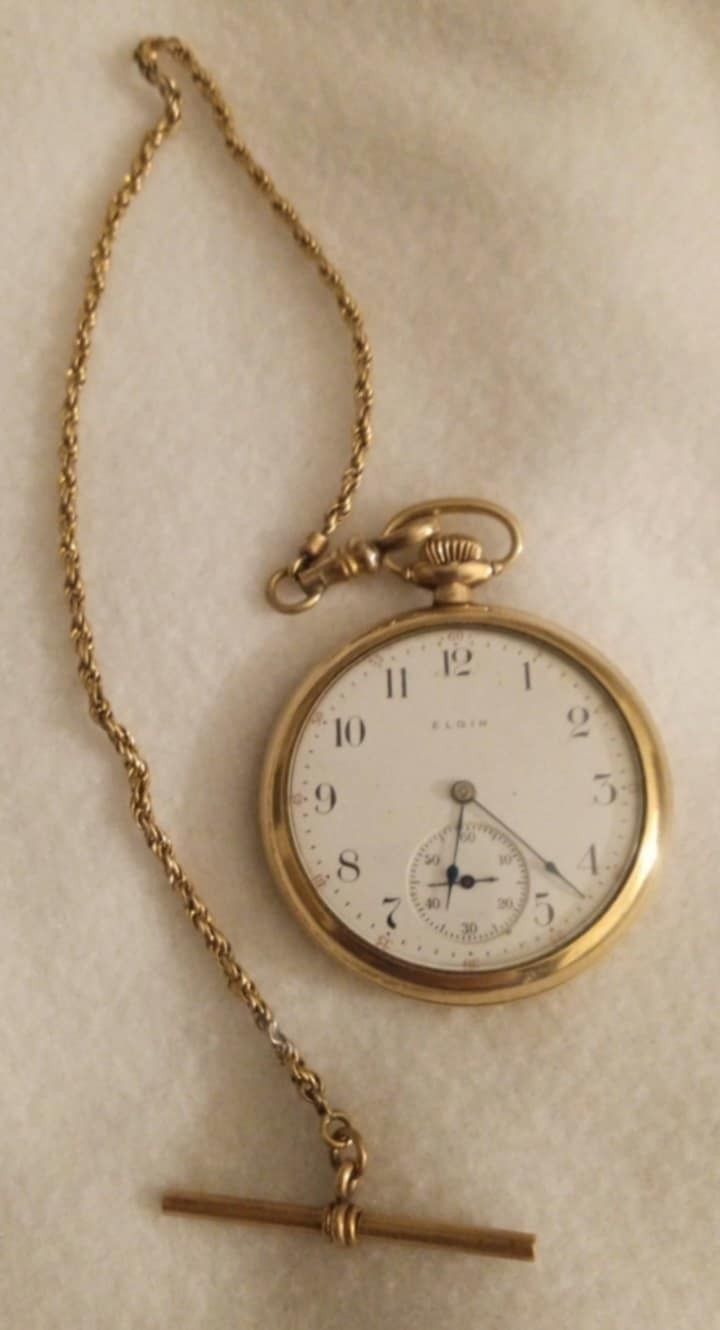 Elgin Pocket Watch 1907 Era