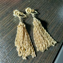 Trifari Gold Plated Earrings
