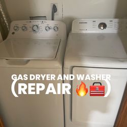👨🏼‍🔧GAS DRYER & WASHER (REPAIR 🧰🔥)