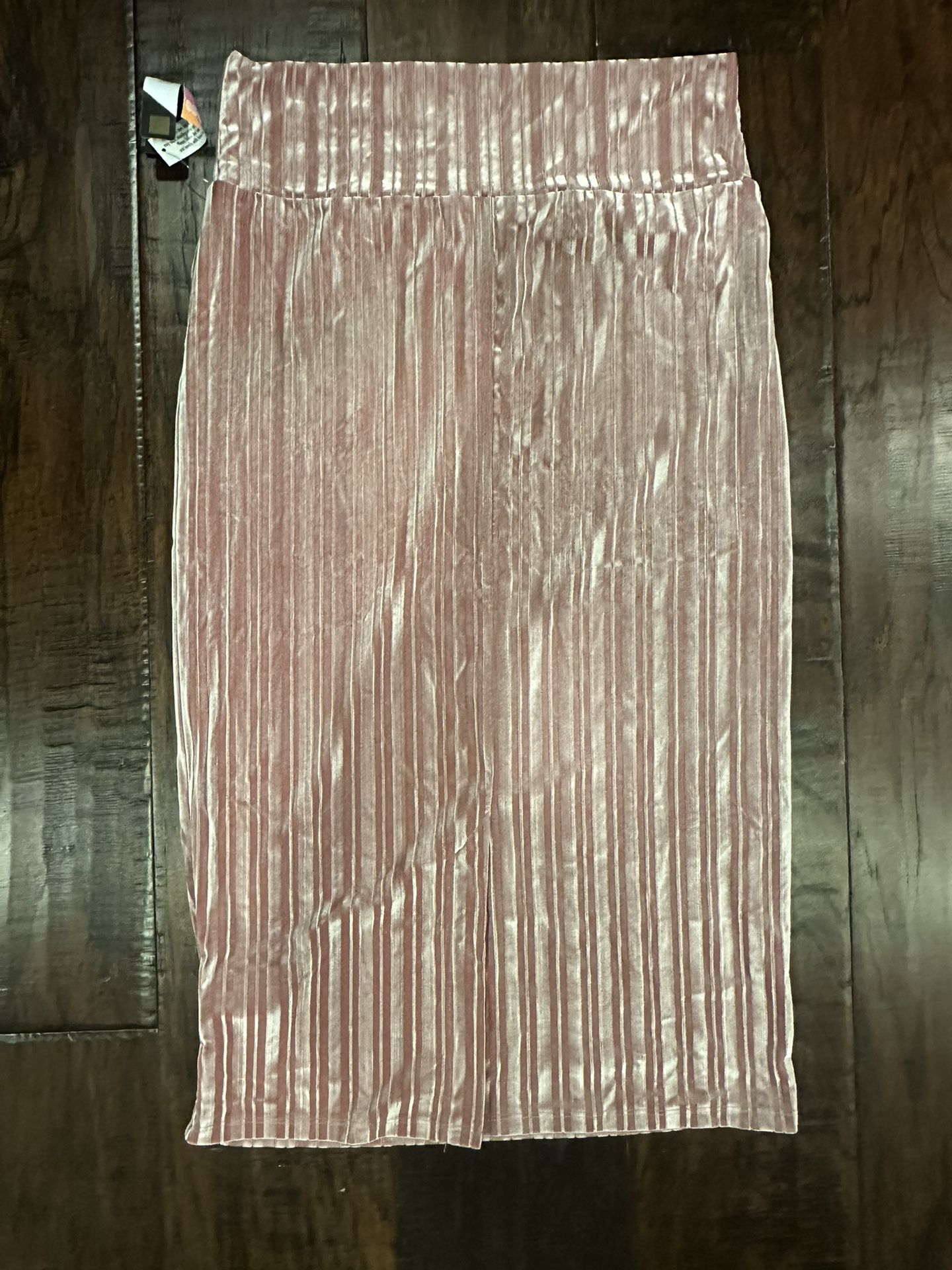 New Light Pink Stretchy Pencil Skirt