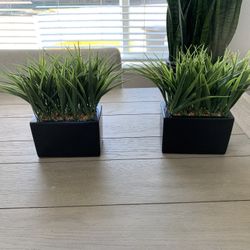 Set Faux  Decor Plant 2X