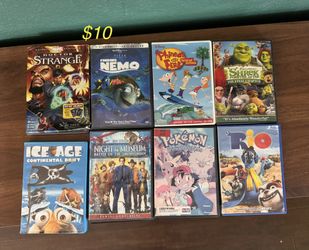 Kids DVDs $10