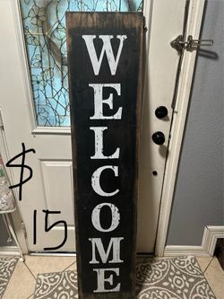 Welcome sign