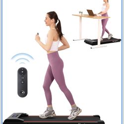 Walking Pad Under Desk Treadmill, Portable Mini Treadmill for Home/Office/Small Spaces, 2.5HP Quiet Brushless Walking Jogging Machine with 265 lbs Wei