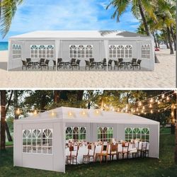 Canopy Party Tent 10x30 White Gazebo Wedding Parties Tent Canopy With Sides -(FOR SALE) Carpa