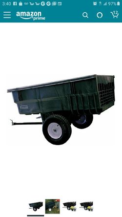 Rubbermaid trailer farm cart