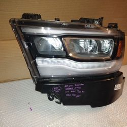 2019 To 2022 Dodge Laramie Driver Side Headlight LED With LED Box OEM Part