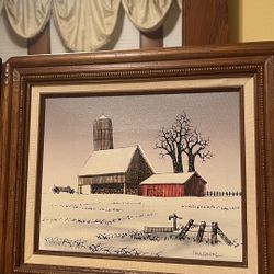 13 In X 11 In c/u 4 paintings in wooden frames for $20