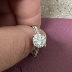 14 K White Gold With 75 Round Diamonds 