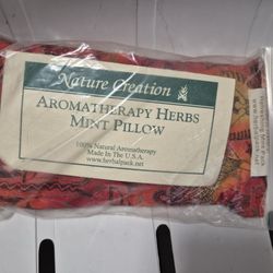 Nature's Creation - Aromatherapy Herbs 3 Piece Therapy Pack - Mint Pillow, Neck & Shoulder Pack, Back Brace - Never Used, Smells Super Nice!  Shiatsu
