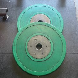 35lbs Olympic Bumper Weight Plates…. Home Gym Fitness….