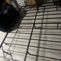 Queen Size Bed Frame with lighting at bottom