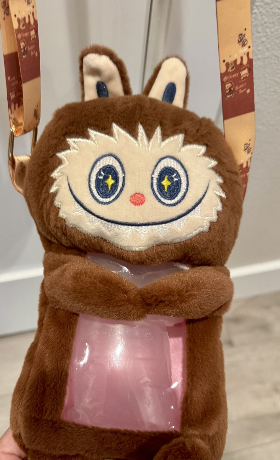 La Bubu Plush Phone Crossbody