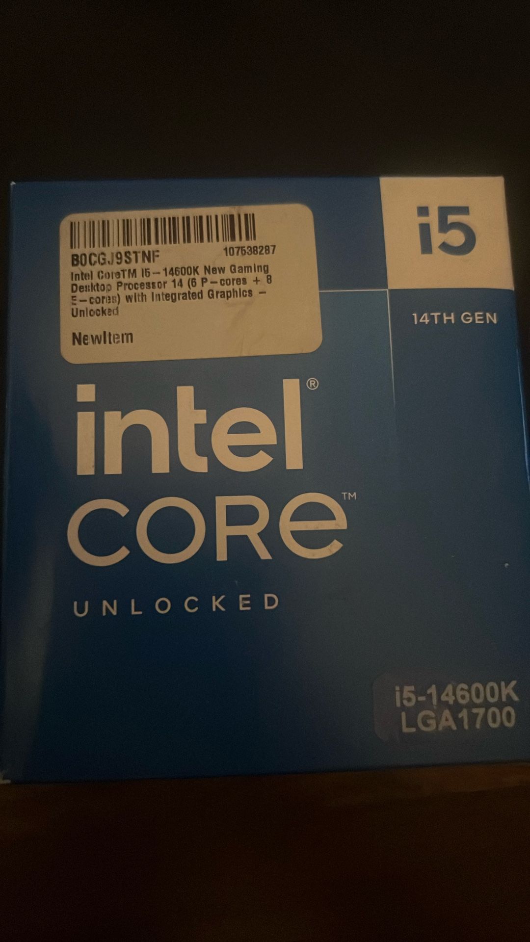I5 14600k Brand New Sealed