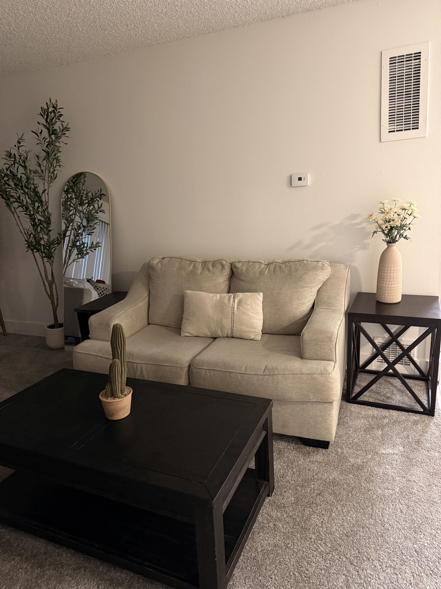 Couch, Table, 2 Side Tables