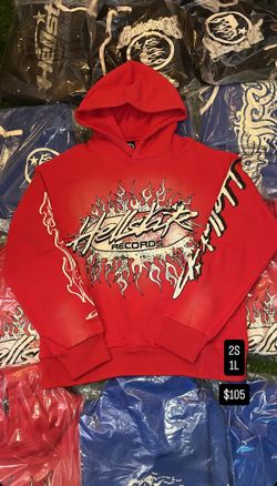 Hellstar Hoodies all sizes Blue/Red
