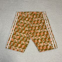 Adidas X Farm Rio Women Allover Print Biker Shorts