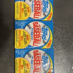 1989 Baseball Card Packs