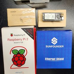 Raspberry Pi 2 Model B SunFounder Ethernet Shield 