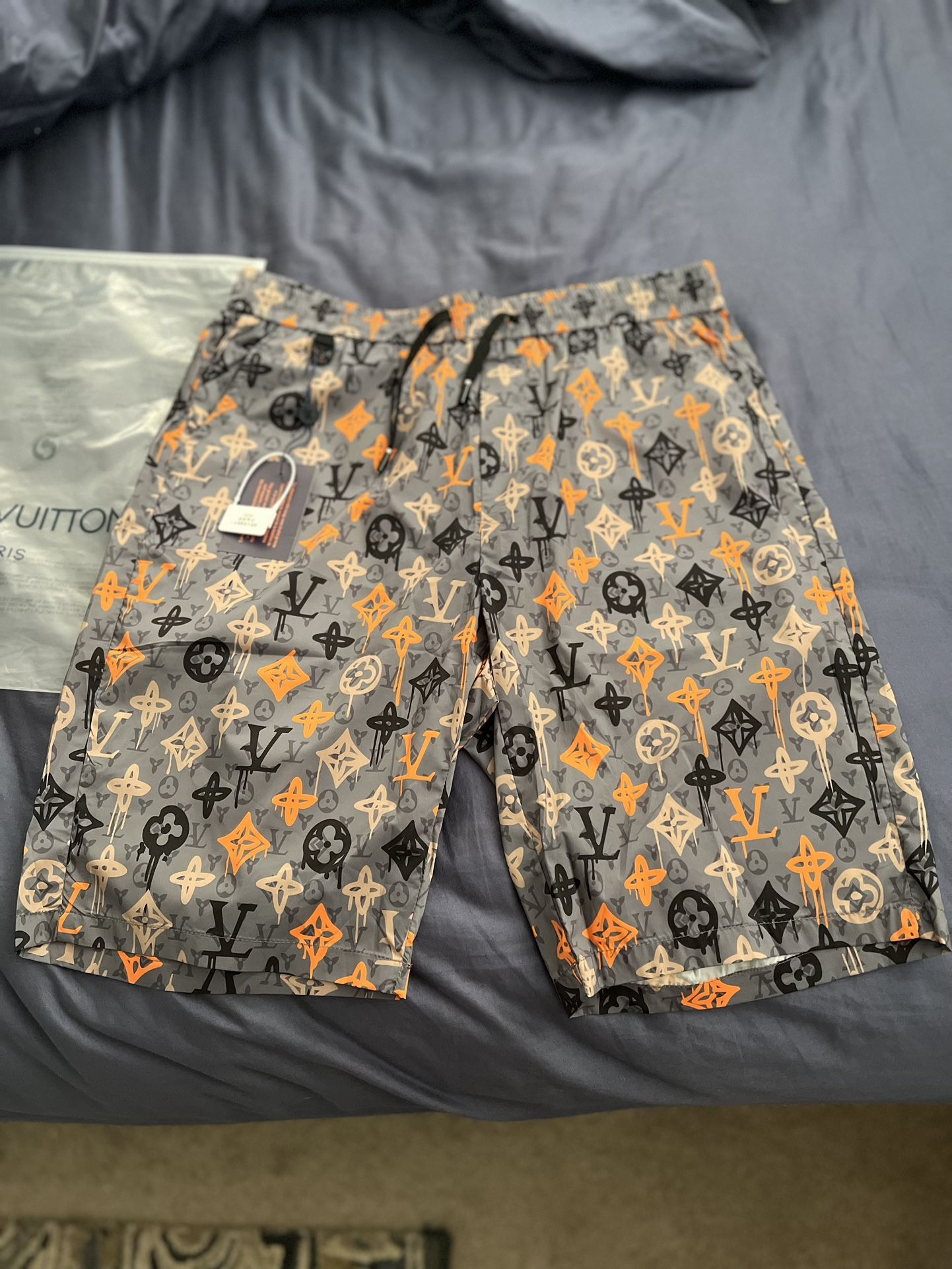 Mens Lv Monogram Shorts Size Large/xl for Sale in San Diego, CA