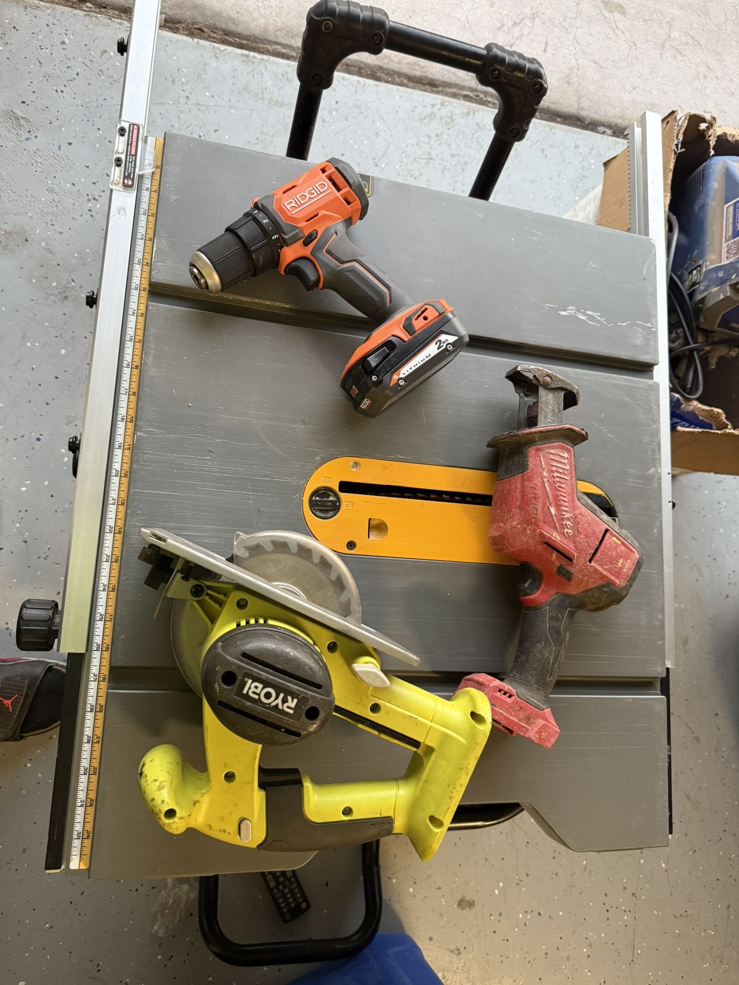 Milwaukee Ryobi Rigid 