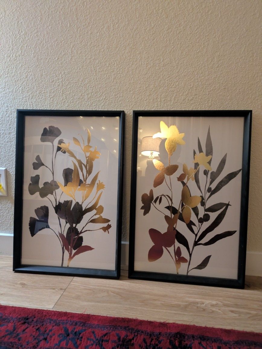 Ginkgo Leaf Wall Art each one is $20