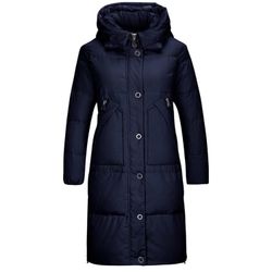 Women’s Feather Filled  Long Down Coat. By Inchoice 
