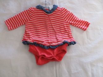 baby gap 0-3m pink onesie girls infant newborn