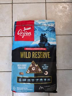 Orijen Dog Food 12lb bag fish recipe Best By 2027