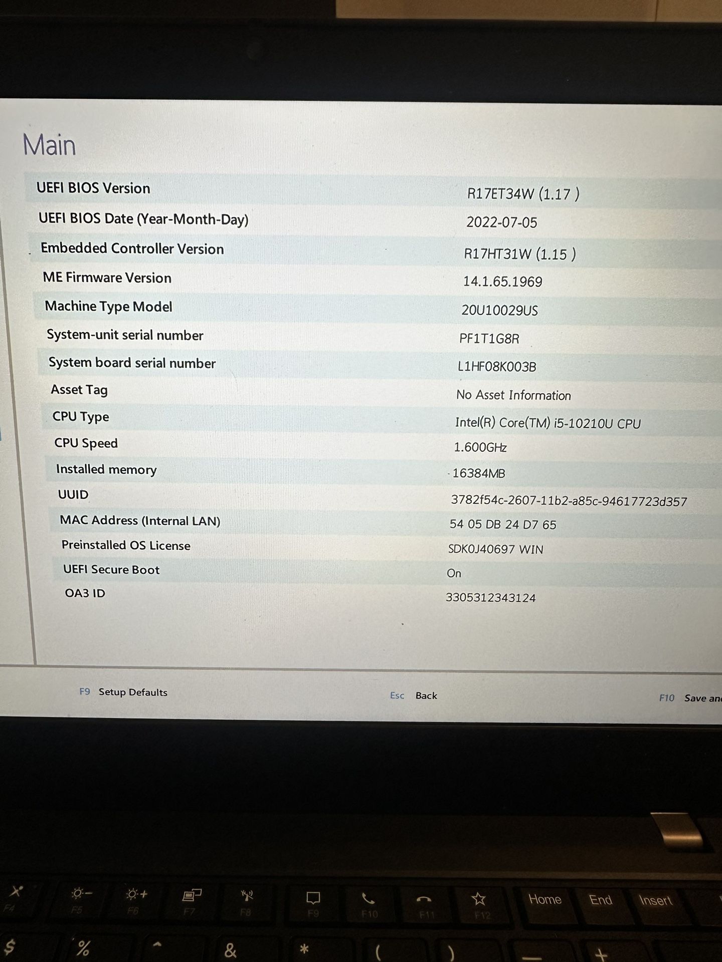 Thinkpad L14 Gen 5 (14” Intel)