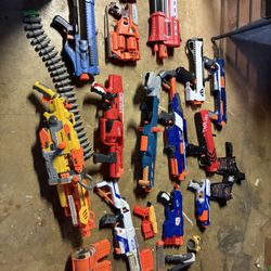Huge Nerf gun lot