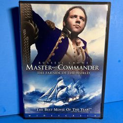 Master and Commander: The Far Side of the World (DVD, Widescreen, Russell Crowe)