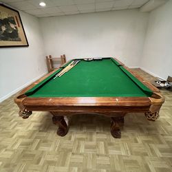Pool Table And Accessories