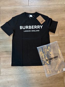 Burberry London England Logo T-Shirt Black