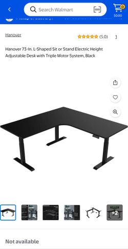 Hanover 73" Electric L Shaped Sit/Stand Desk