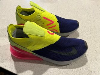 NIKE AIR MAX 270 FLY KNIT PURPLE VOLT PINK for Sale in Bothell WA OfferUp