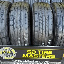 4 USED TIRES 235/70R16 ACHILLES desert HT3 w/90% Thread All 4 Installed $280 ($70 each)