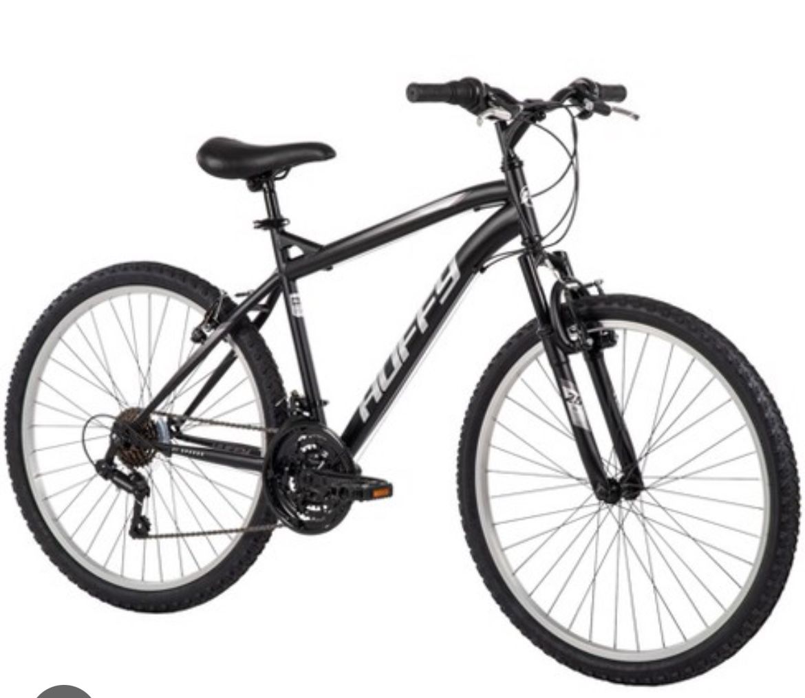 2 Huffy mountain bikes (black And Silver)