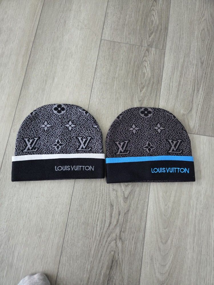 2 Louis Vuitton Beanies