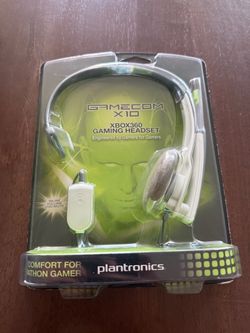 Plantronics GameCom X10 Xbox 360 Gaming Headset