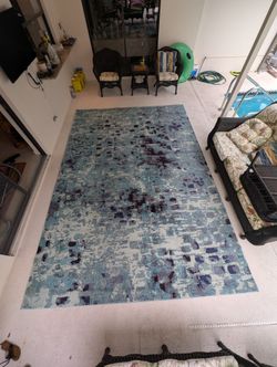 Large Rug 9" By 12"