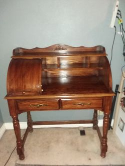 Wooden desk