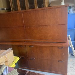 Filling Cabinet And Credenza 