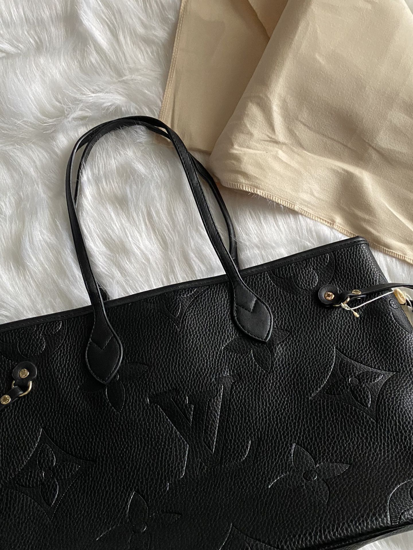 Black Tote Luxury Designer Fashion Bag