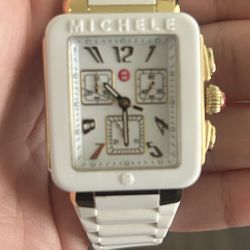 Michele Park Women's Stainless Steel Jelly Bean Watch