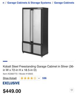 Kobalt Storage Cabinet For In